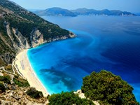 Myrtos Beach in Kefalonia