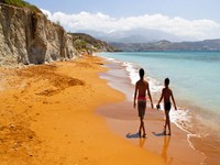 Xi Beach in Kefalonia