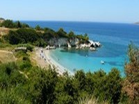 Kalamia Beach in Lassi Kefalonia